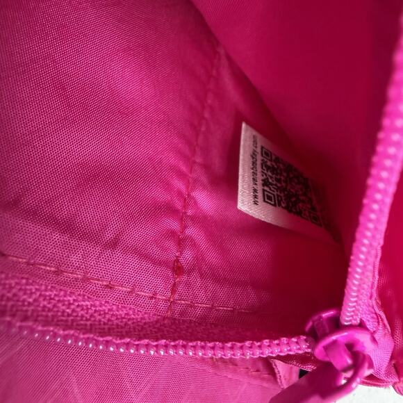 Vera Bradley Flamingo Fiesta Quilted Zip Around Wallet RFID Navy Pink Birds - Picture 12 of 14